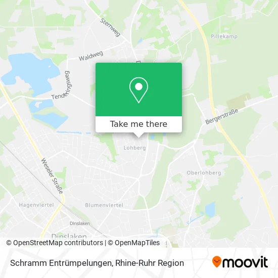 Карта Schramm Entrümpelungen