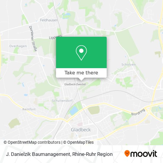 J. Danielzik Baumanagement map