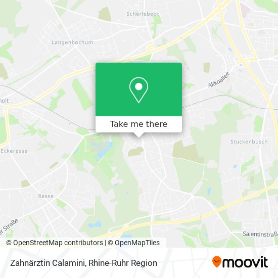 Zahnärztin Calamini map
