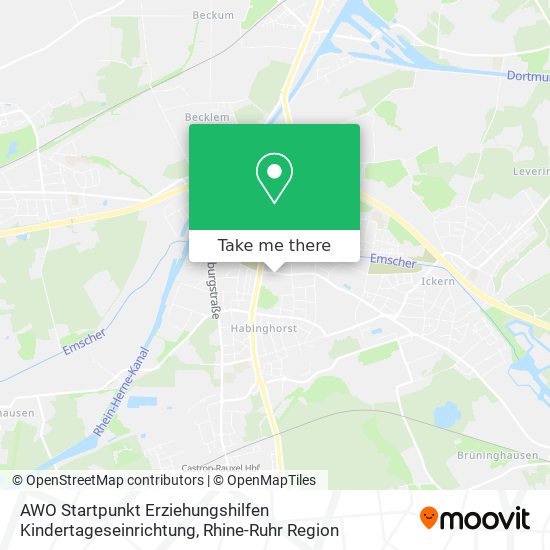 AWO Startpunkt Erziehungshilfen Kindertageseinrichtung map