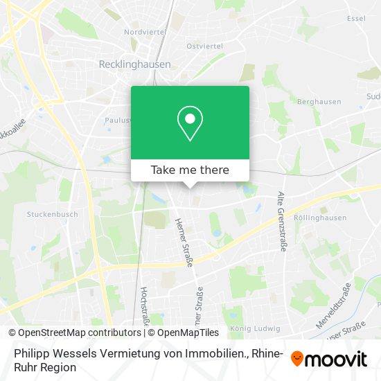 Philipp Wessels Vermietung von Immobilien. map