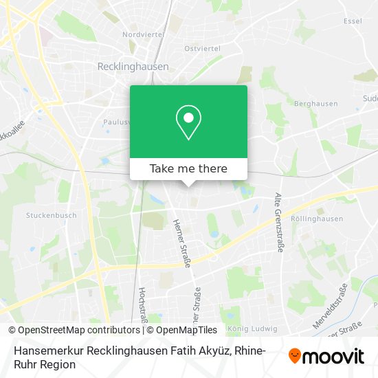 Hansemerkur Recklinghausen Fatih Akyüz map