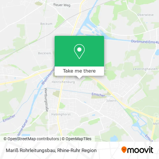 Карта Mariß Rohrleitungsbau