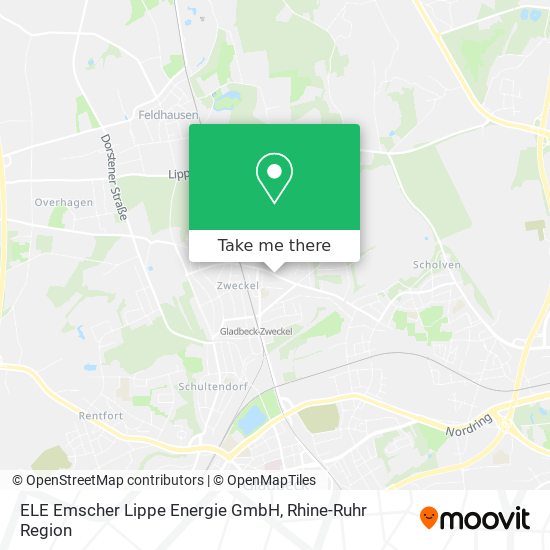 Карта ELE Emscher Lippe Energie GmbH