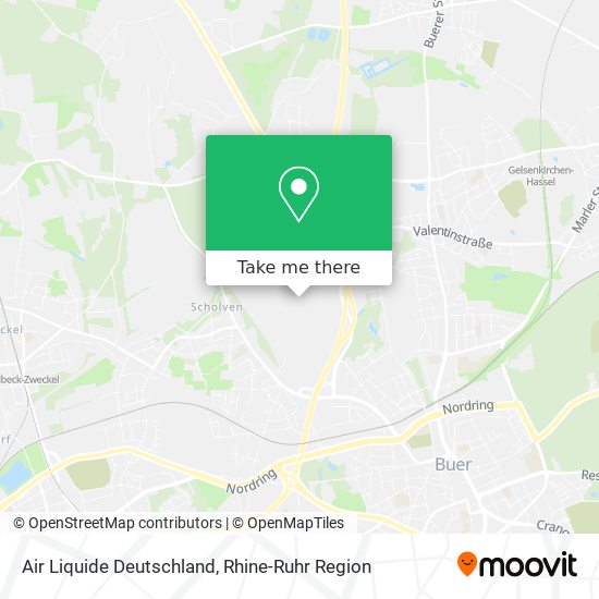 Air Liquide Deutschland map