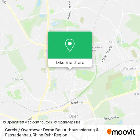 Карта Carels / Overmeyer Dema Bau Altbausanierung & Fassadenbau