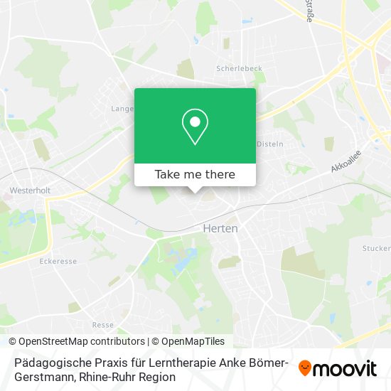 Pädagogische Praxis für Lerntherapie Anke Bömer-Gerstmann map