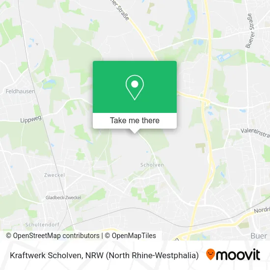 Карта Kraftwerk Scholven