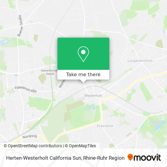 Карта Herten-Westerholt California Sun