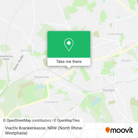 Viactiv Krankenkasse map