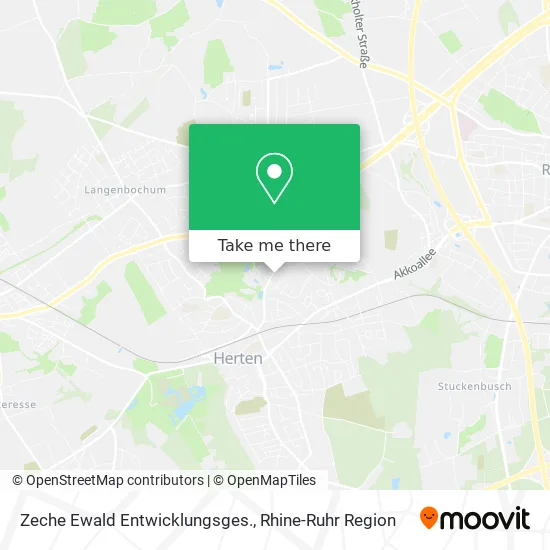 Карта Zeche Ewald Entwicklungsges.