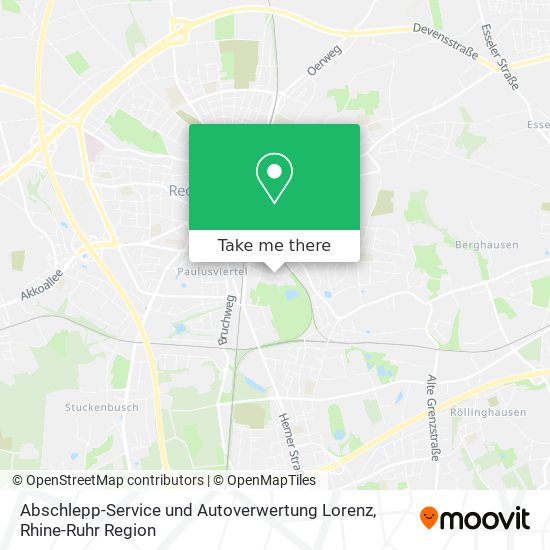 Abschlepp-Service und Autoverwertung Lorenz map