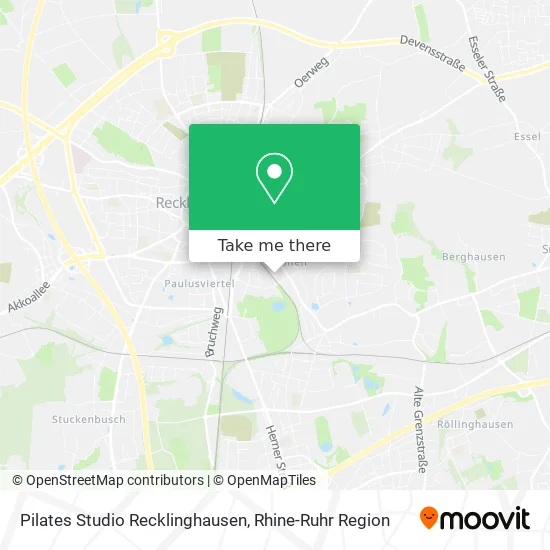 Pilates Studio Recklinghausen map