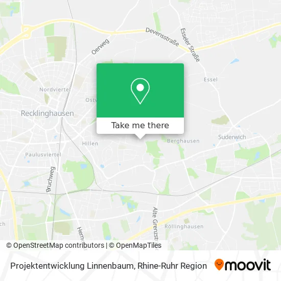 Карта Projektentwicklung Linnenbaum