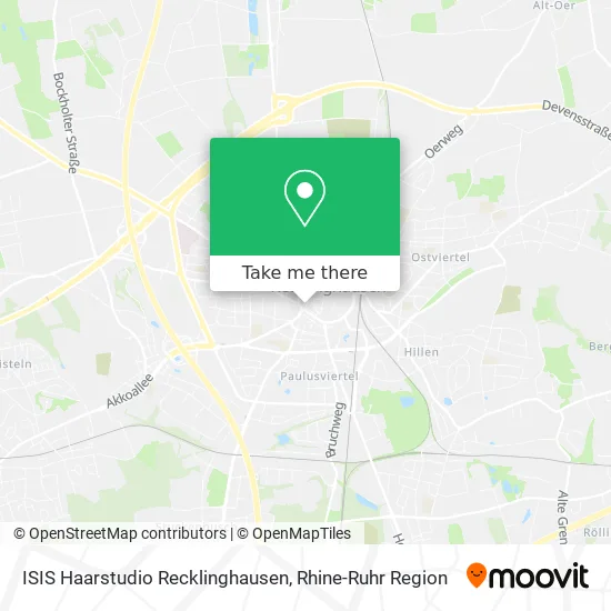 Карта ISIS Haarstudio Recklinghausen