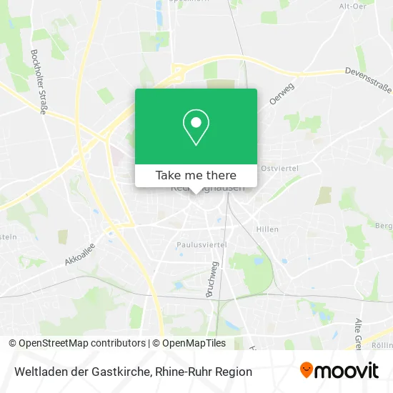 Weltladen der Gastkirche map