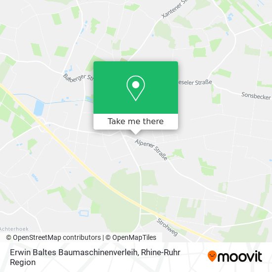 Erwin Baltes Baumaschinenverleih map