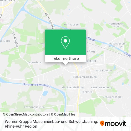 Карта Werner Kruppa Maschinenbau- und Schweißfaching