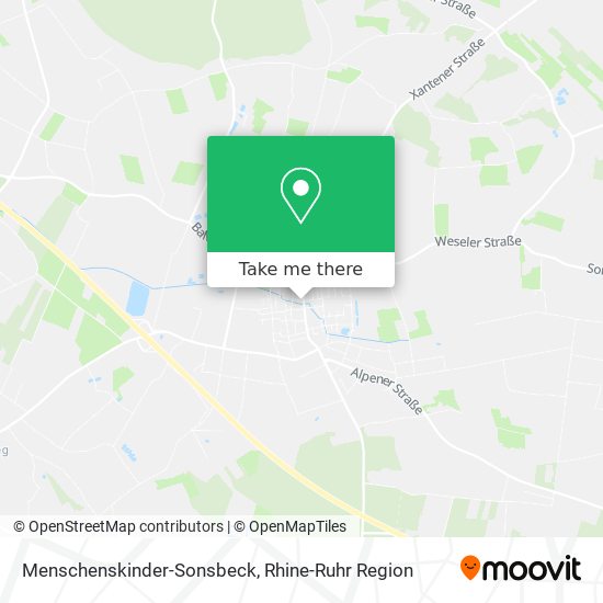 Menschenskinder-Sonsbeck map
