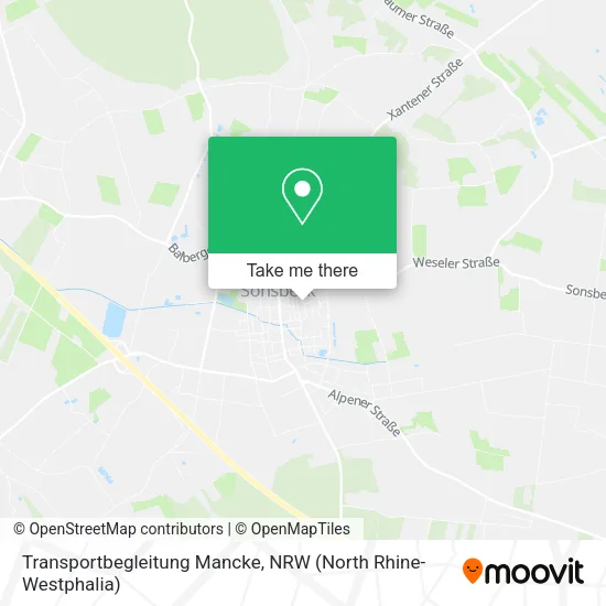 Карта Transportbegleitung Mancke