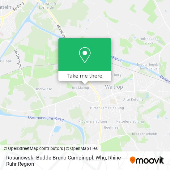 Карта Rosanowski-Budde Bruno Campingpl. Whg