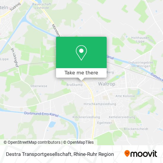 Destra Transportgesellschaft map