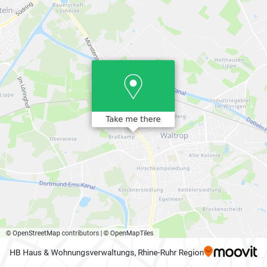 HB Haus & Wohnungsverwaltungs map