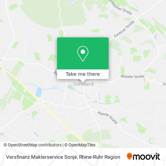 Versfinanz Maklerservice Sonjé map