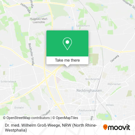 Карта Dr. med. Wilhelm Groß-Weege