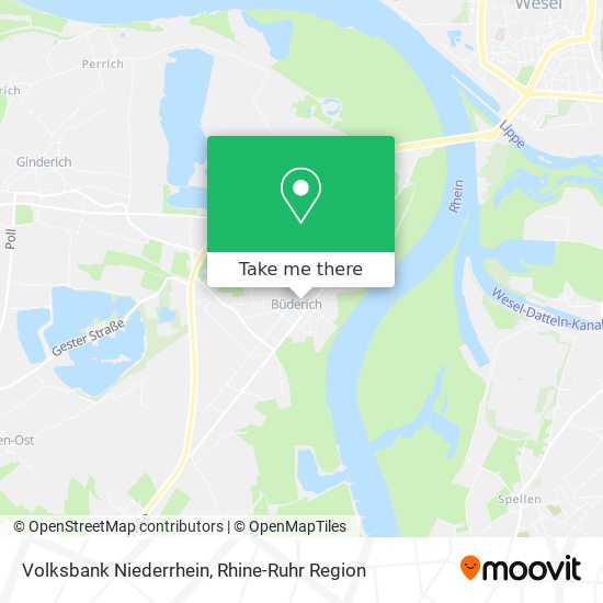 Volksbank Niederrhein map