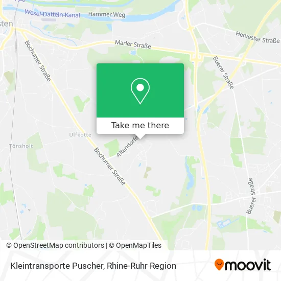 Kleintransporte Puscher map