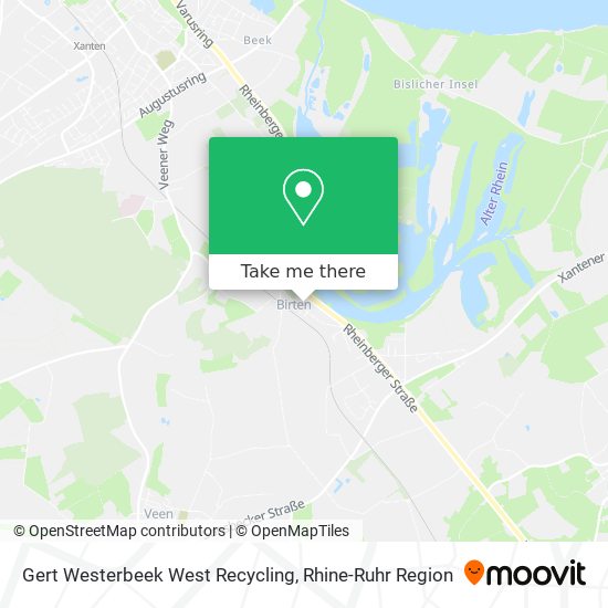 Gert Westerbeek West Recycling map