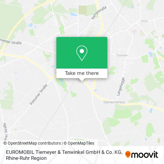 Карта EUROMOBIL Tiemeyer & Tenwinkel GmbH & Co. KG