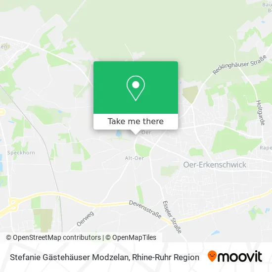 Карта Stefanie Gästehäuser Modzelan
