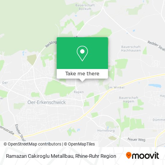 Ramazan Cakiroglu Metallbau map