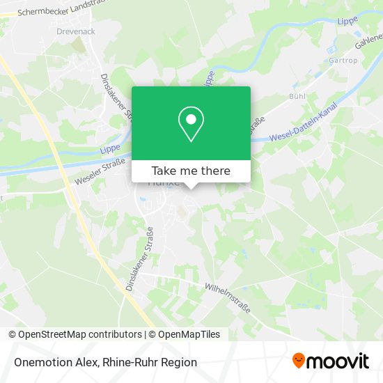 Onemotion Alex map