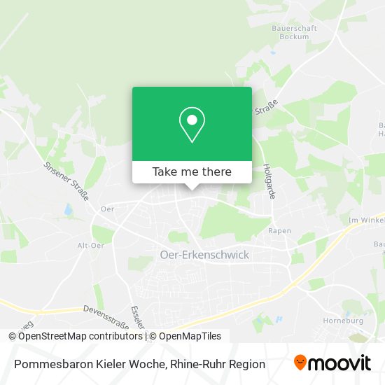 Pommesbaron Kieler Woche map