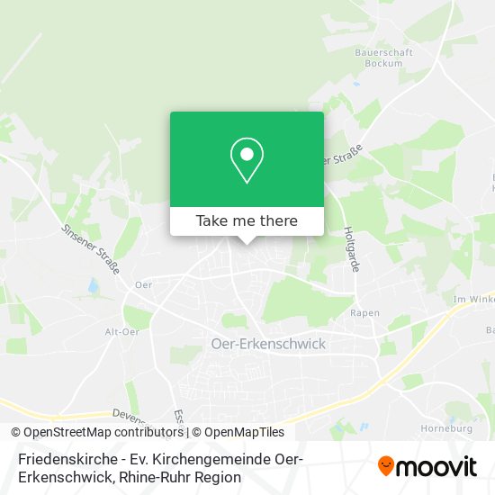 Friedenskirche - Ev. Kirchengemeinde Oer-Erkenschwick map