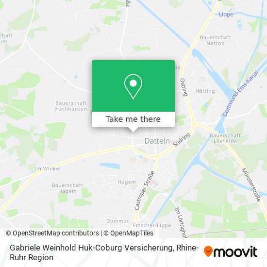 Gabriele Weinhold Huk-Coburg Versicherung map