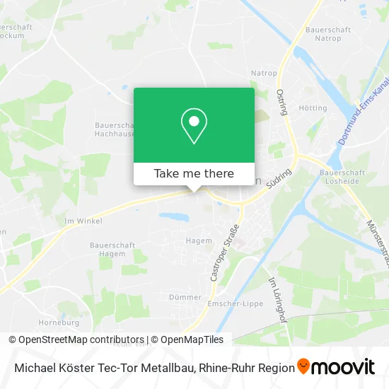 Карта Michael Köster Tec-Tor Metallbau