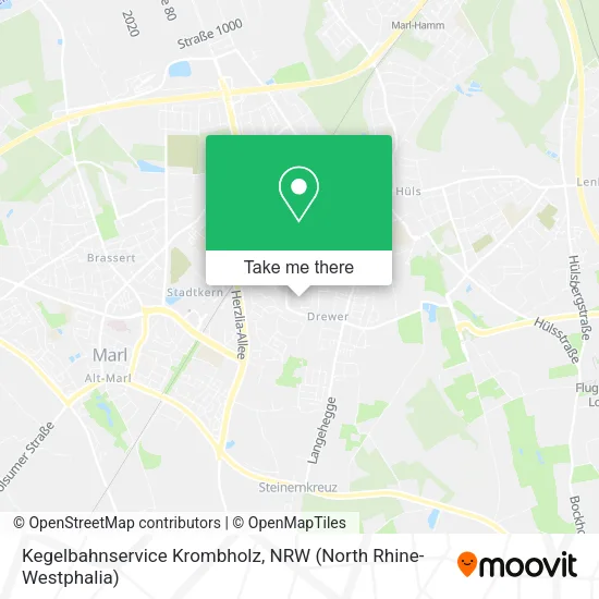 Карта Kegelbahnservice Krombholz