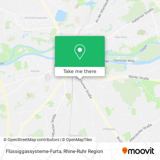 Карта Flüssiggassysteme-Furta