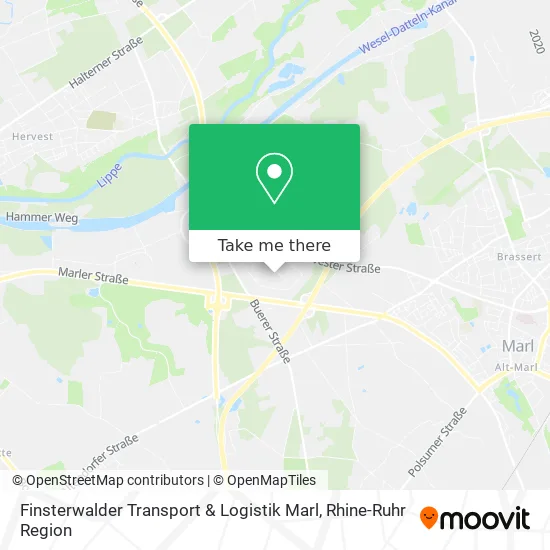 Карта Finsterwalder Transport & Logistik Marl
