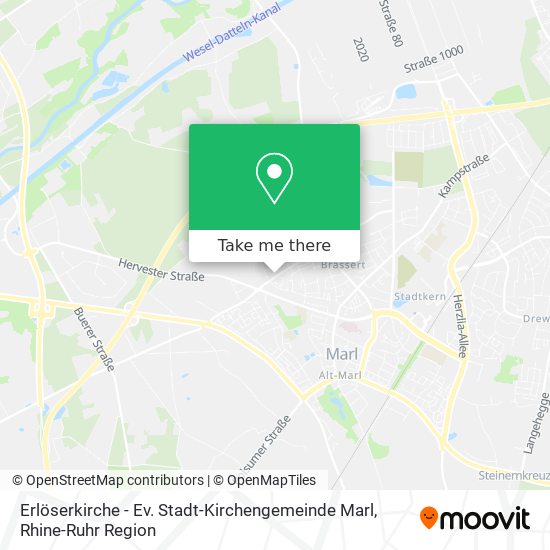 Erlöserkirche - Ev. Stadt-Kirchengemeinde Marl map