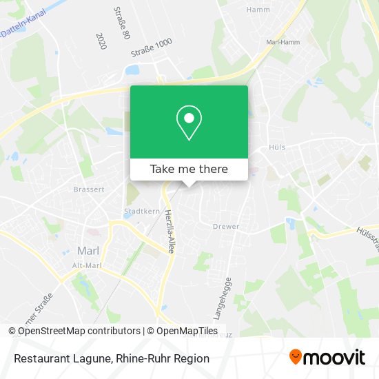 Restaurant Lagune map