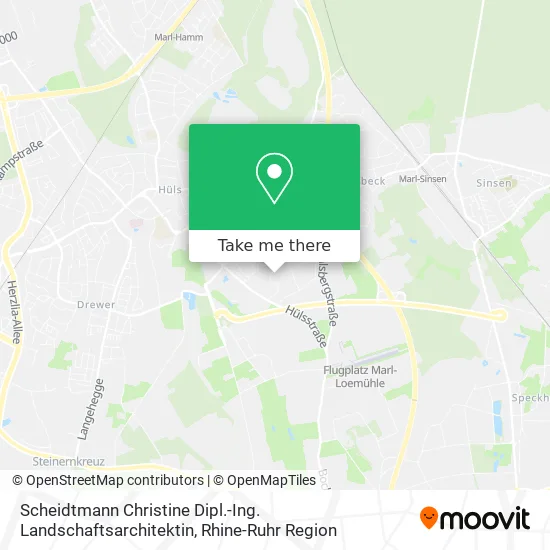Карта Scheidtmann Christine Dipl.-Ing. Landschaftsarchitektin