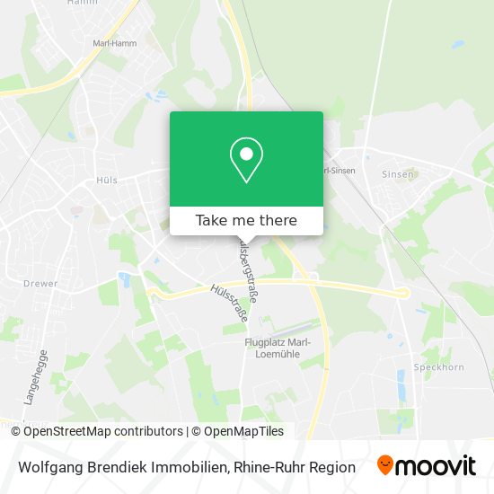 Wolfgang Brendiek Immobilien map