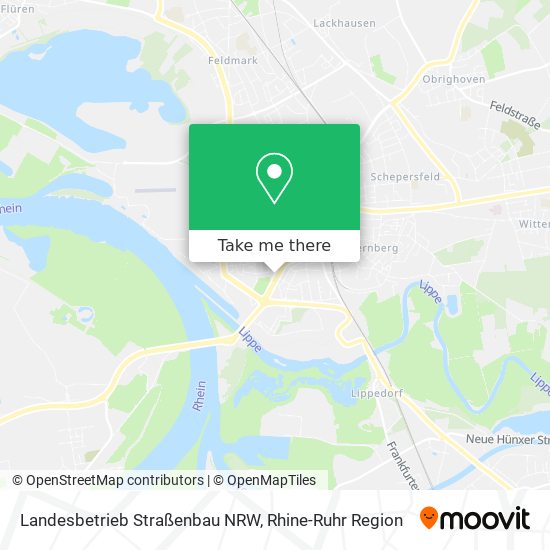 Landesbetrieb Straßenbau NRW map