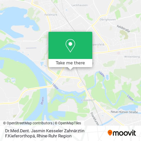 Dr.Med.Dent. Jasmin Kesseler Zahnärztin F.Kieferorthopä map