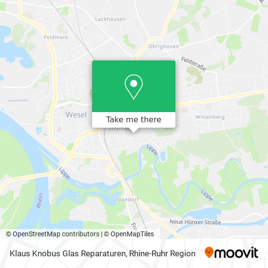 Klaus Knobus Glas Reparaturen map